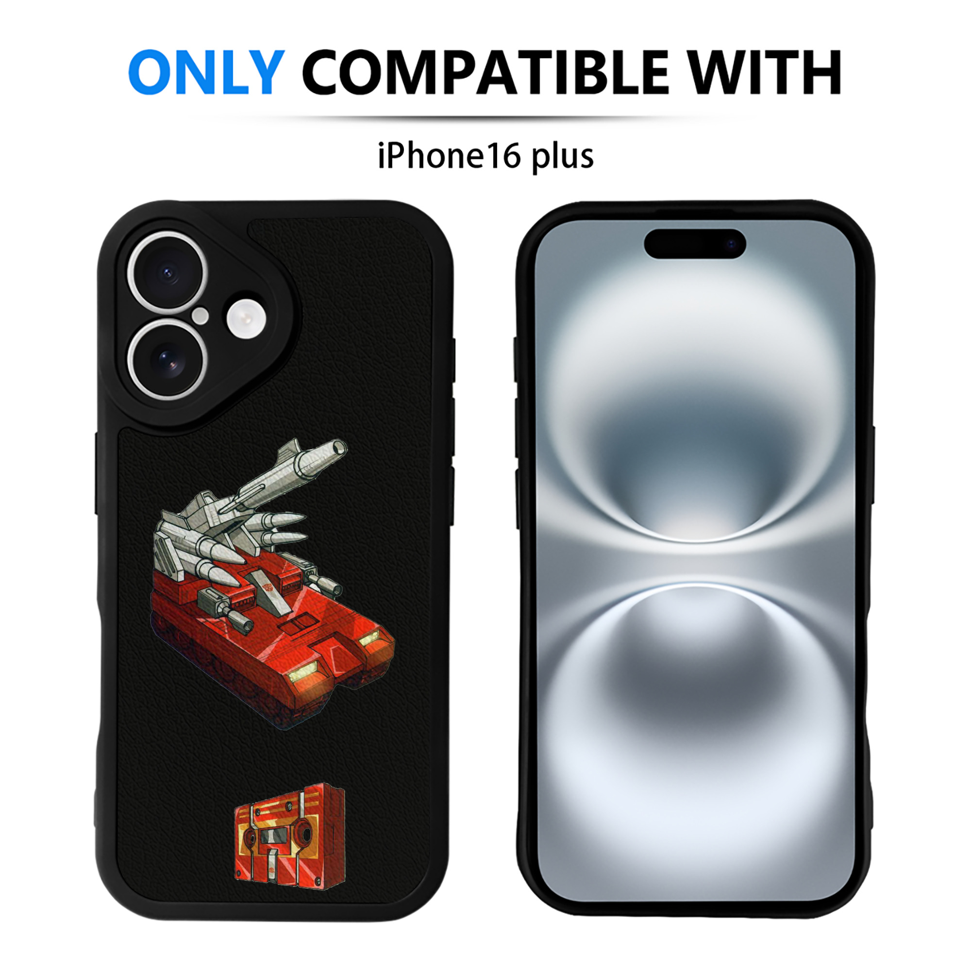 （画像用）  【iPhone 16シリーズ対応】シリコンスマホケース（レザー調） 材質：シリコン